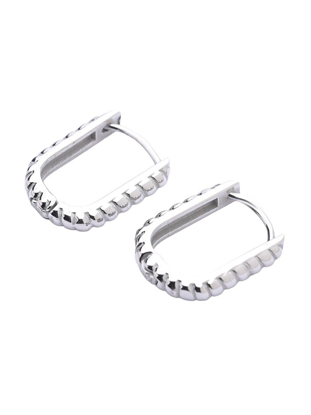 

PALMONAS 18k Gold Plated Contemporary Hoop Earrings