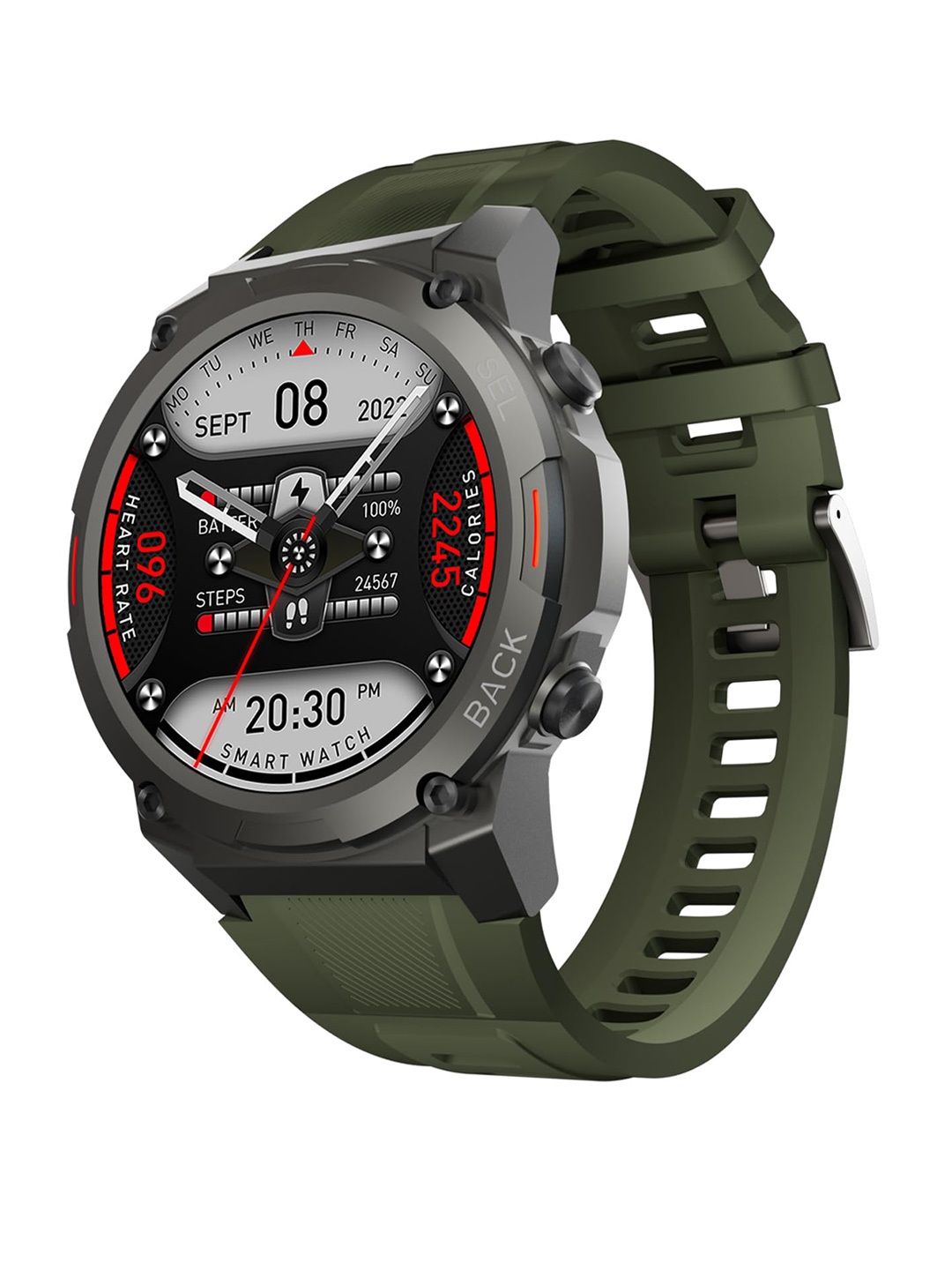 

CrossBeats CB-Armour-Dive Bluetooth Calling Smart Watch, Green