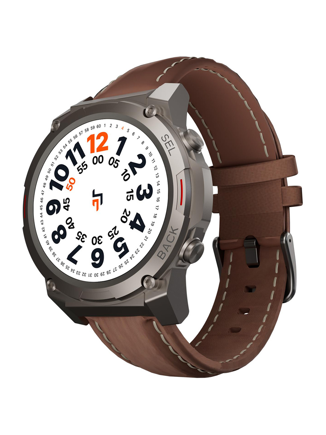 

CrossBeats CB-Armour-Dive Bluetooth Calling Smart Watch, Brown