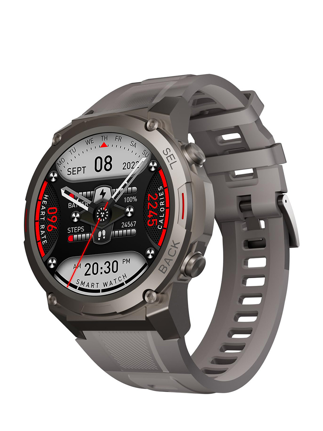 

CrossBeats Armour Drive Smart Watch, Silver