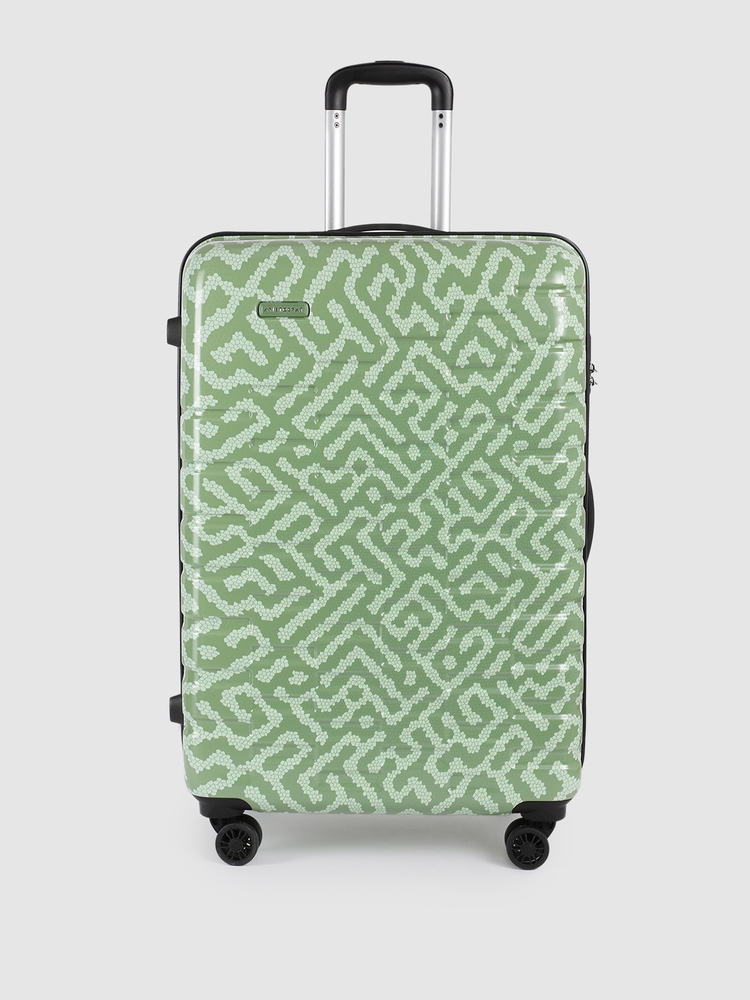 

Aristocrat Bravo Strolly Printed Large Trolley Suitcase, Green