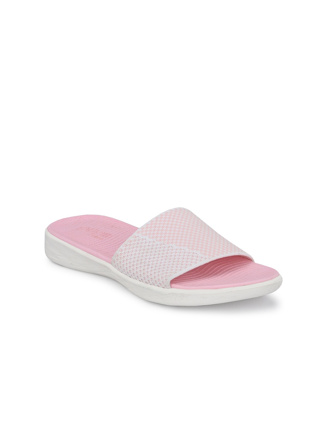 

Pupil London Women Textured Sliders, Pink