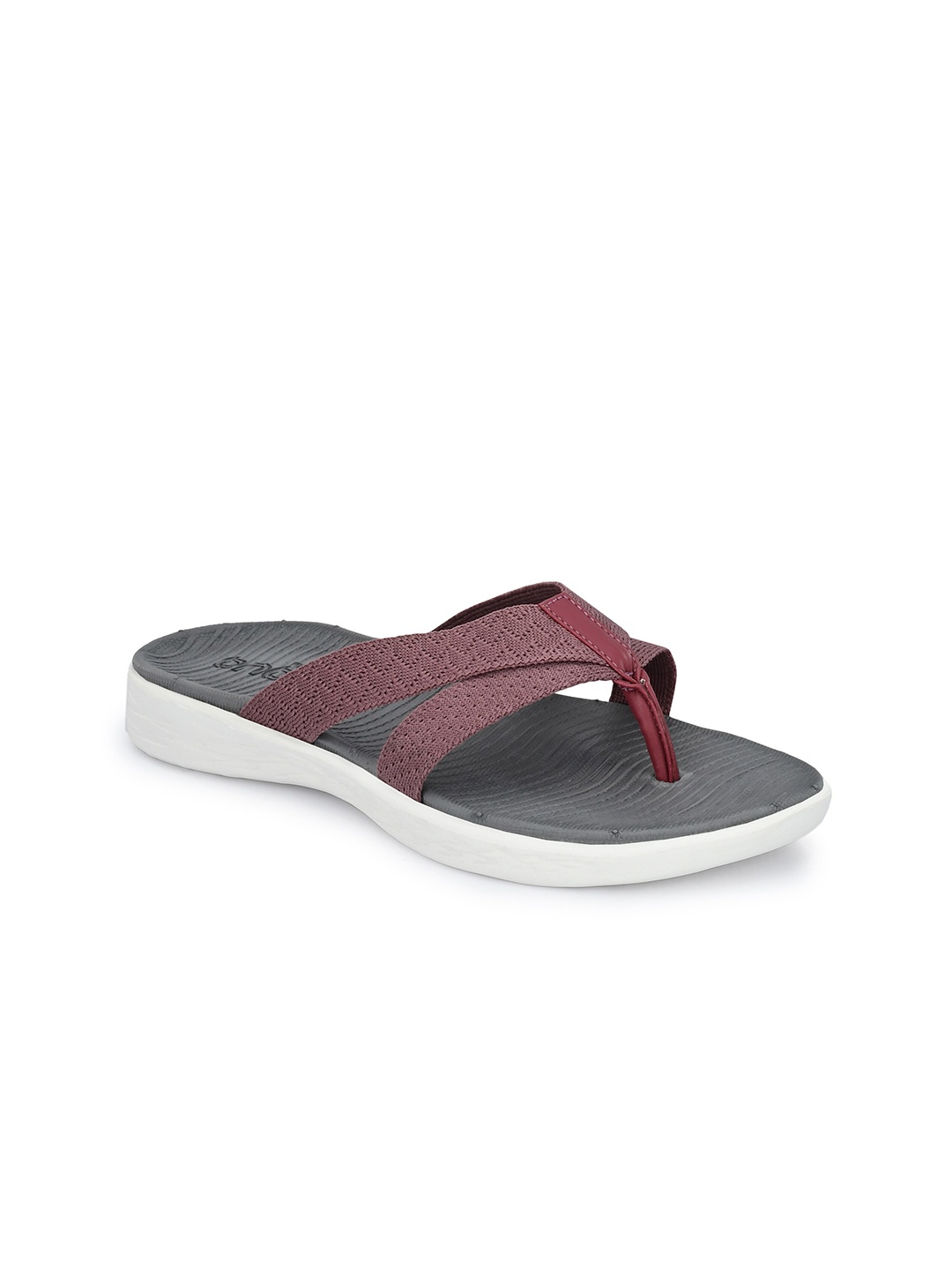 

Pupil London Women Textured Slip-On Flip Flops, Pink