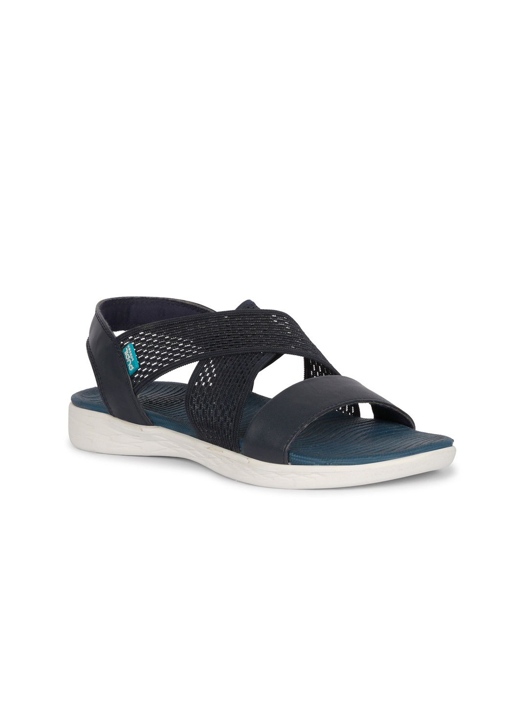 

Pupil London Women Textured Sports Sandals, Navy blue