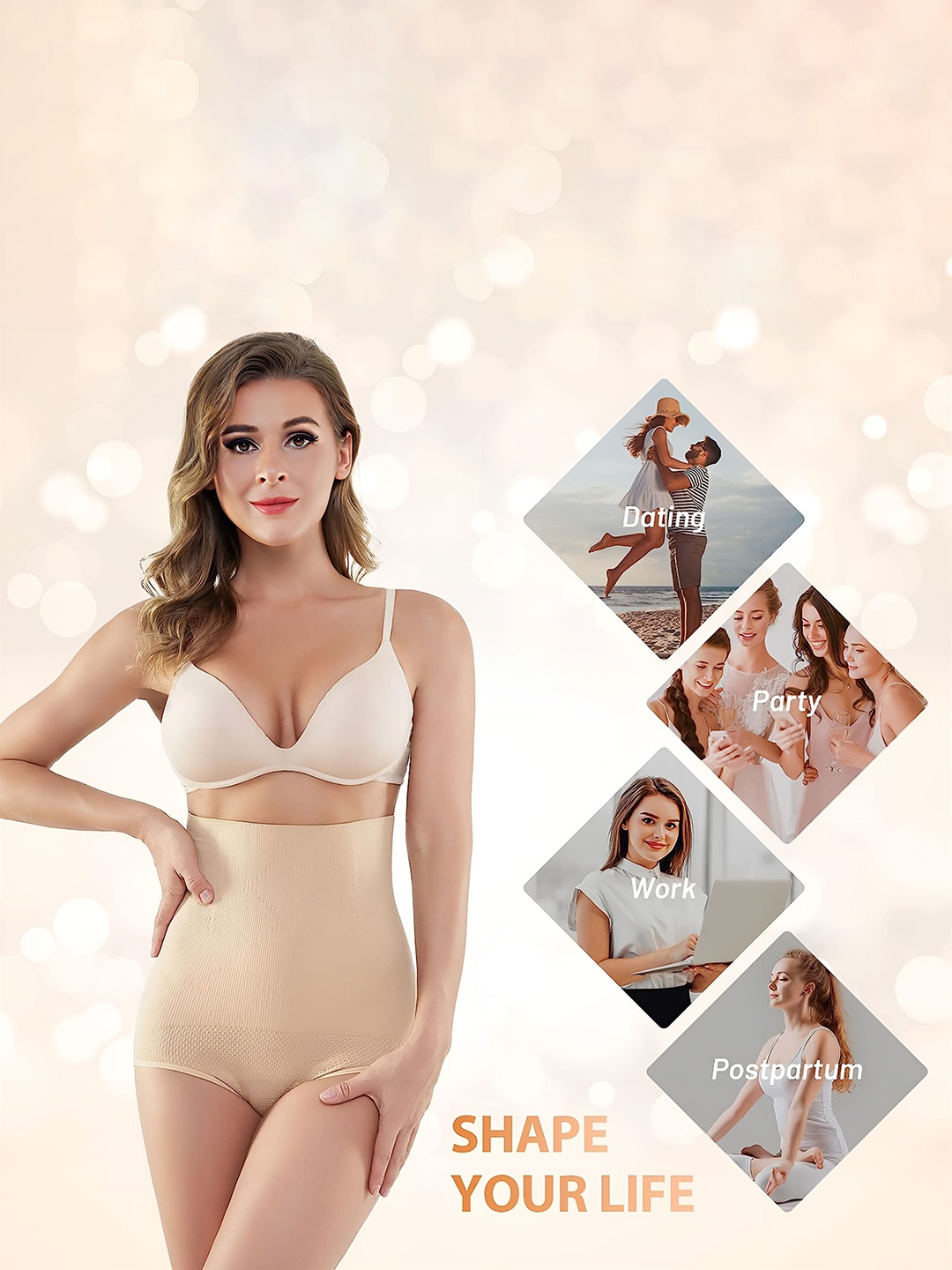 

Hill Islands Women Beige Solid Tummy Tucker Shapers