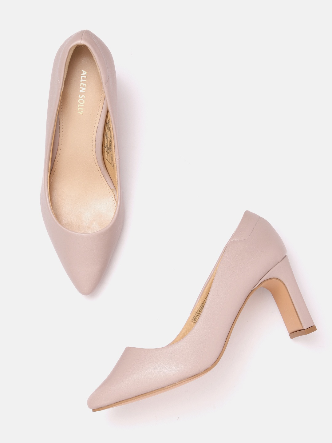 

Allen Solly Block Heel Pumps, Mauve