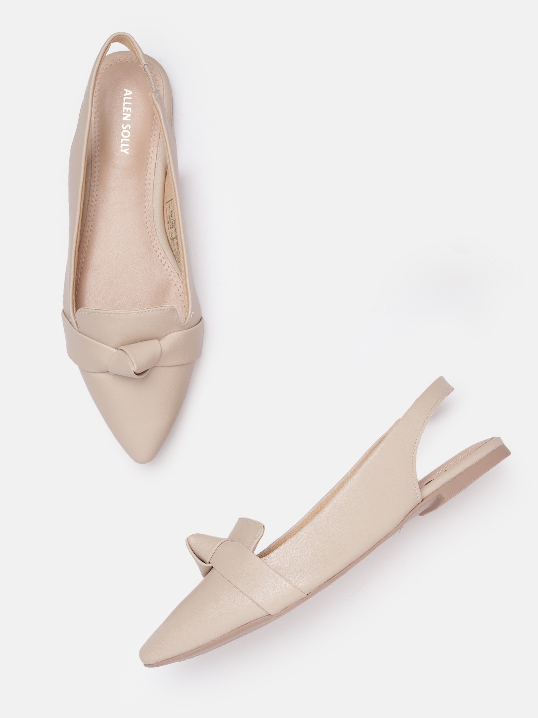 

Allen Solly Women Knot Detail Mules, Beige
