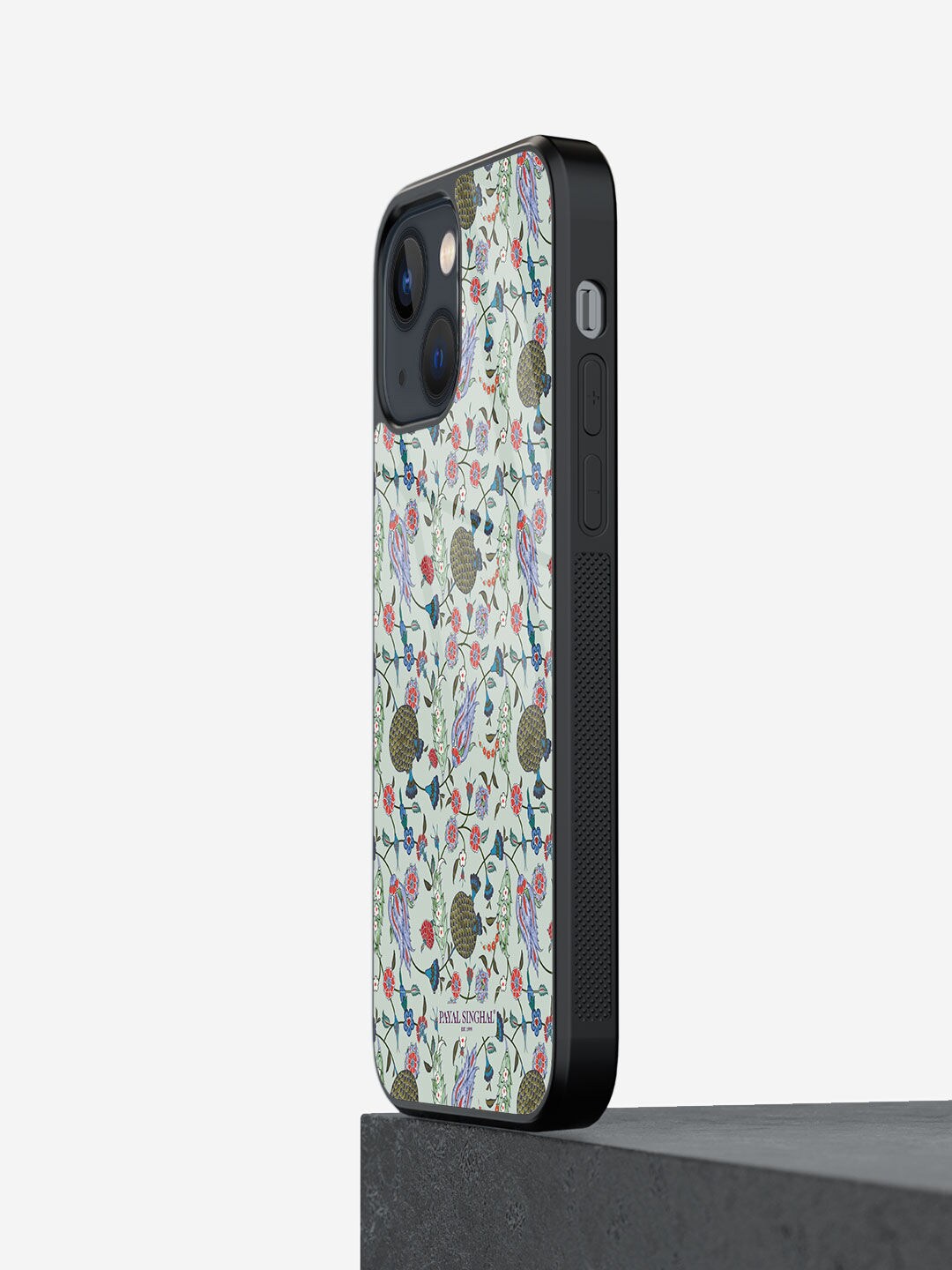 

macmerise Printed iPhone 13 Mini Phone BackCase, Black
