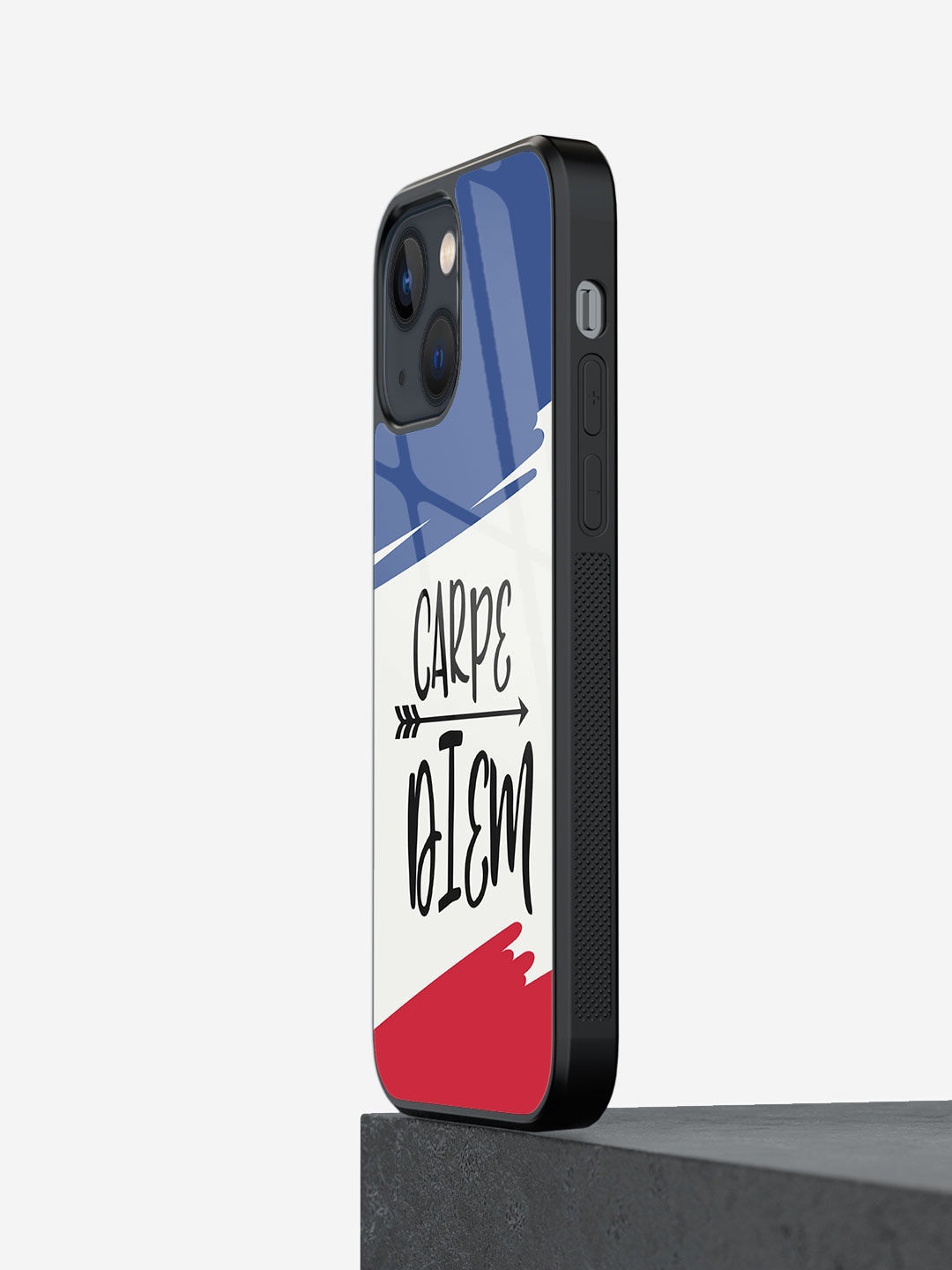 

macmerise Carpe Diem Design iPhone 13 Mini Back Case, Blue