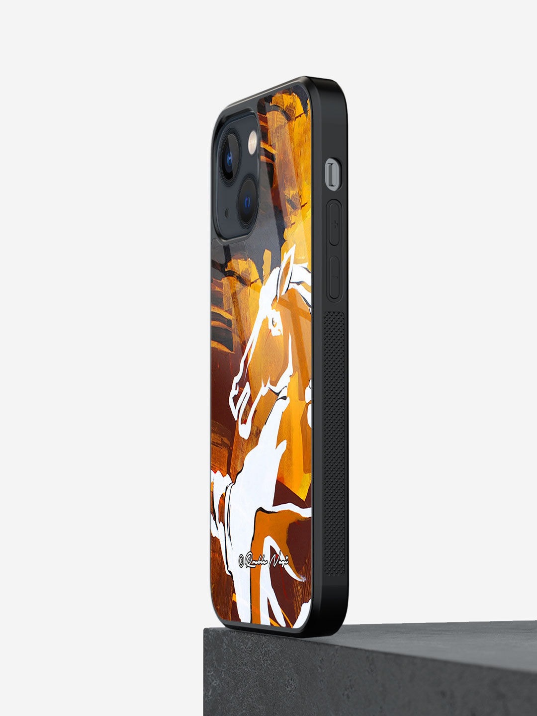 

macmerise iPhone 13 Mini Glory Run Design Phone BackCase, Brown