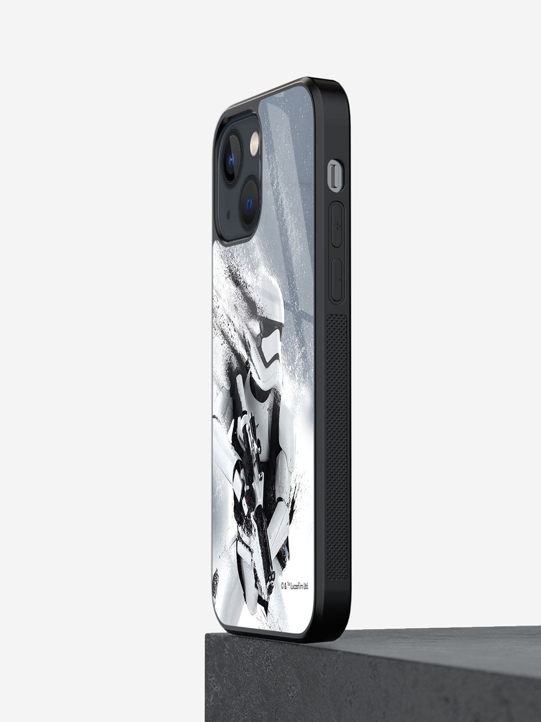 

macmerise Trooper Storm Design iPhone 13 Mini Back Case, Grey