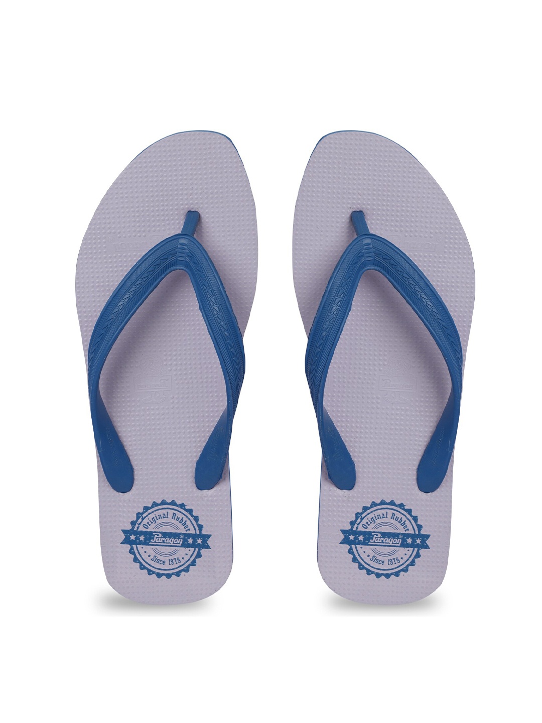 

Paragon Men Lightweight Rubber Thong Flip-Flops, Blue