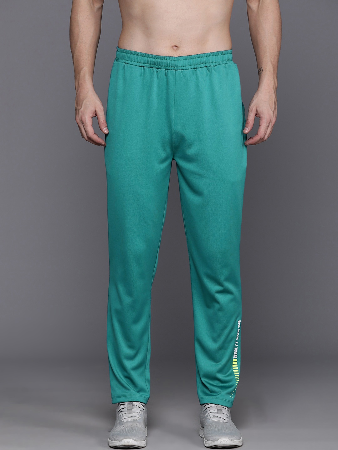 

HRX by Hrithik Roshan Men Rapid-Dry Running Track Pants, Green