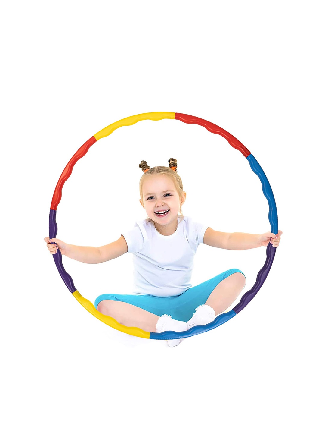 

BAYBEE Kids Plastic Hula Hoop, Red