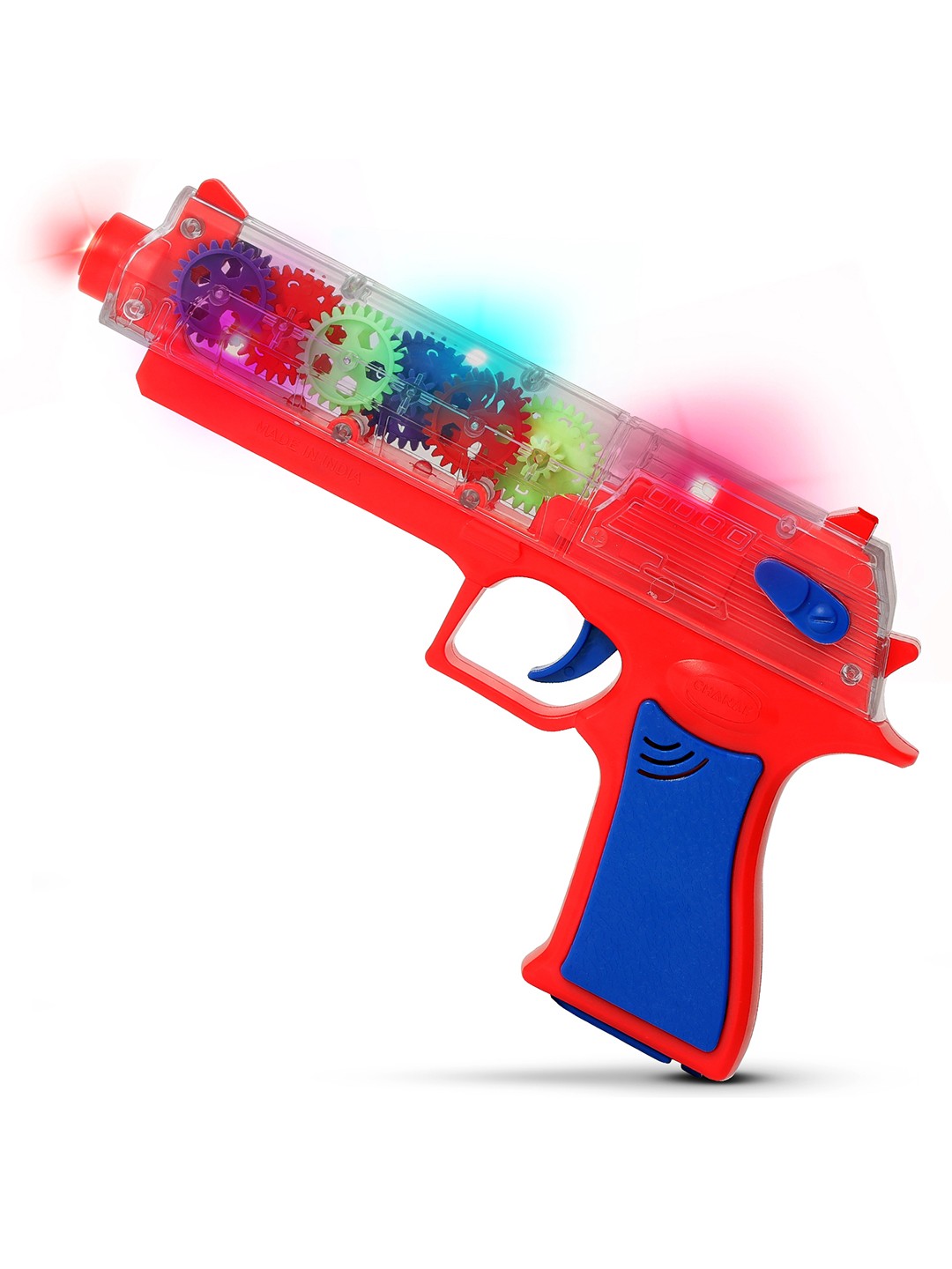

BAYBEE Kids Electric Musical Gear Gun Toys, Multi