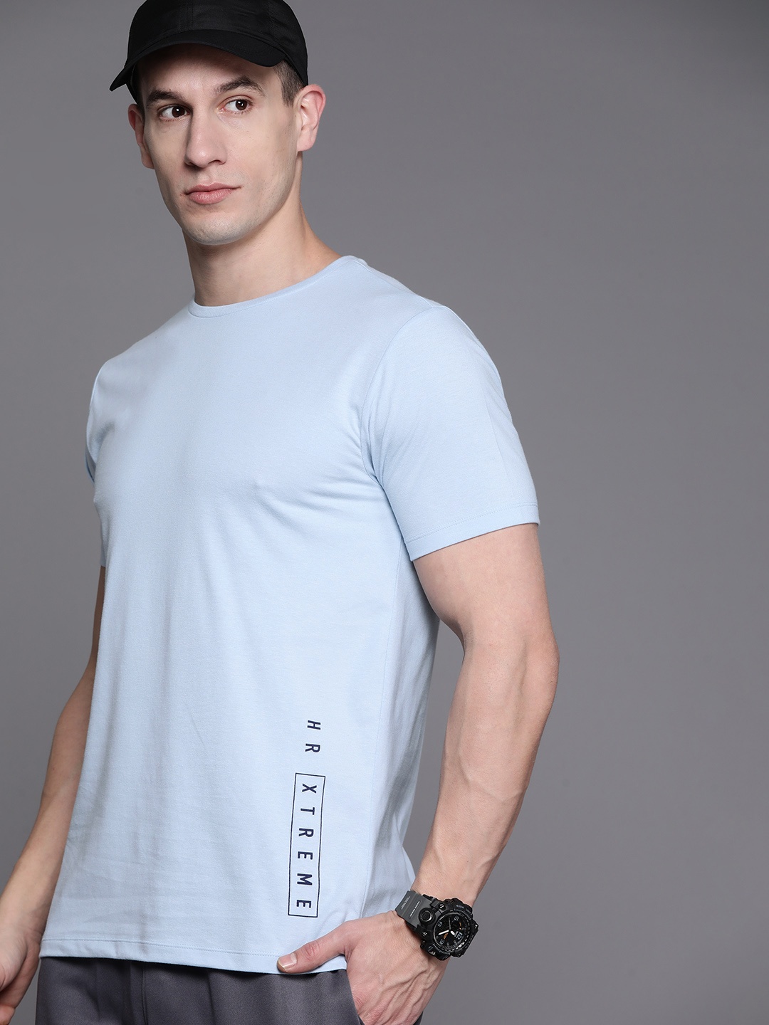 

HRX by Hrithik Roshan Lifestyle T-shirt, Blue