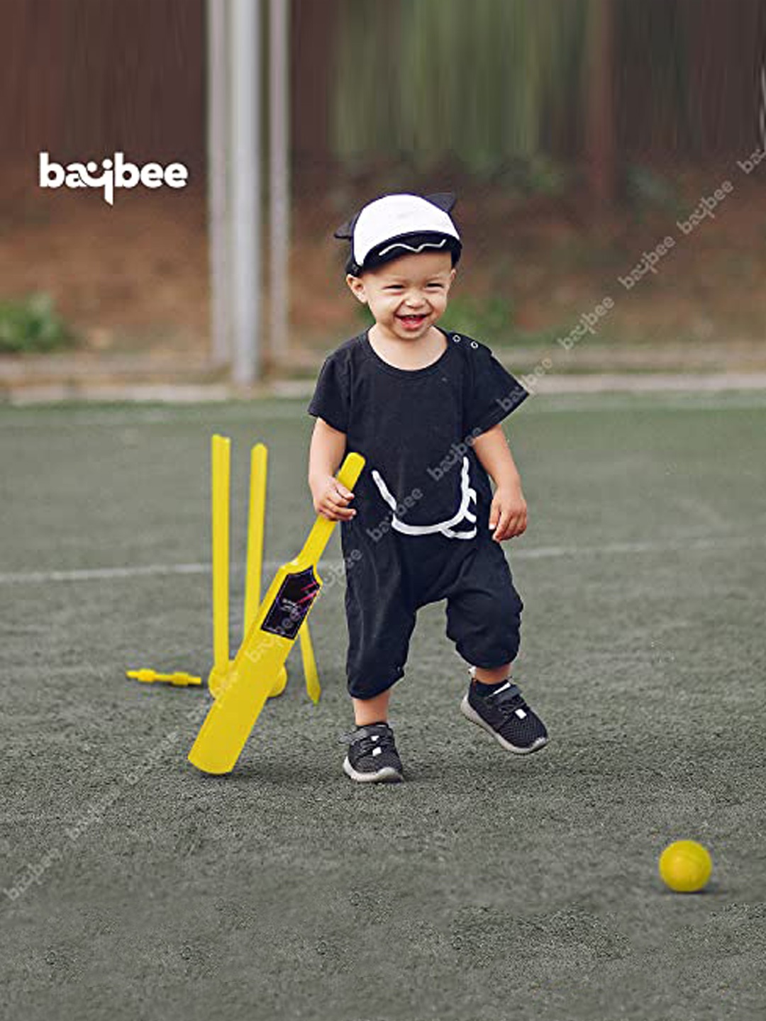 

BAYBEE Kids Cricket Kit Activity Toys And Games, Yellow