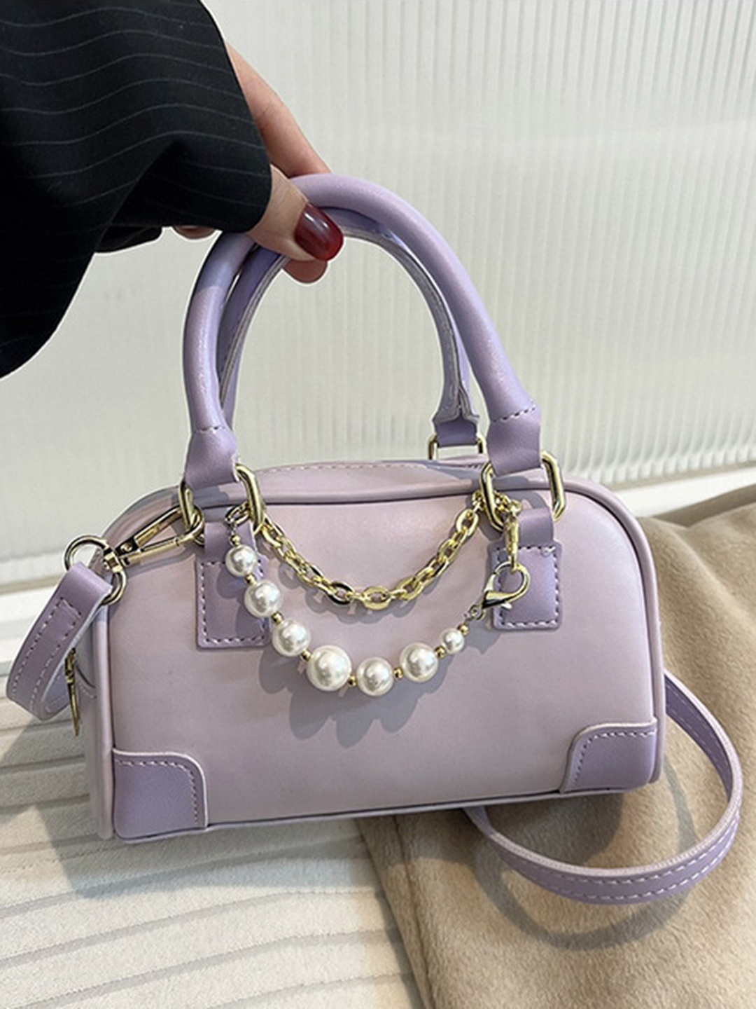 

Diana Korr Structured Handheld Bag, Purple