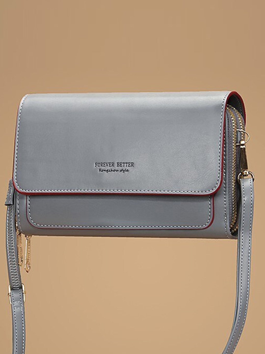 

Diana Korr Structured Sling Bag, Grey