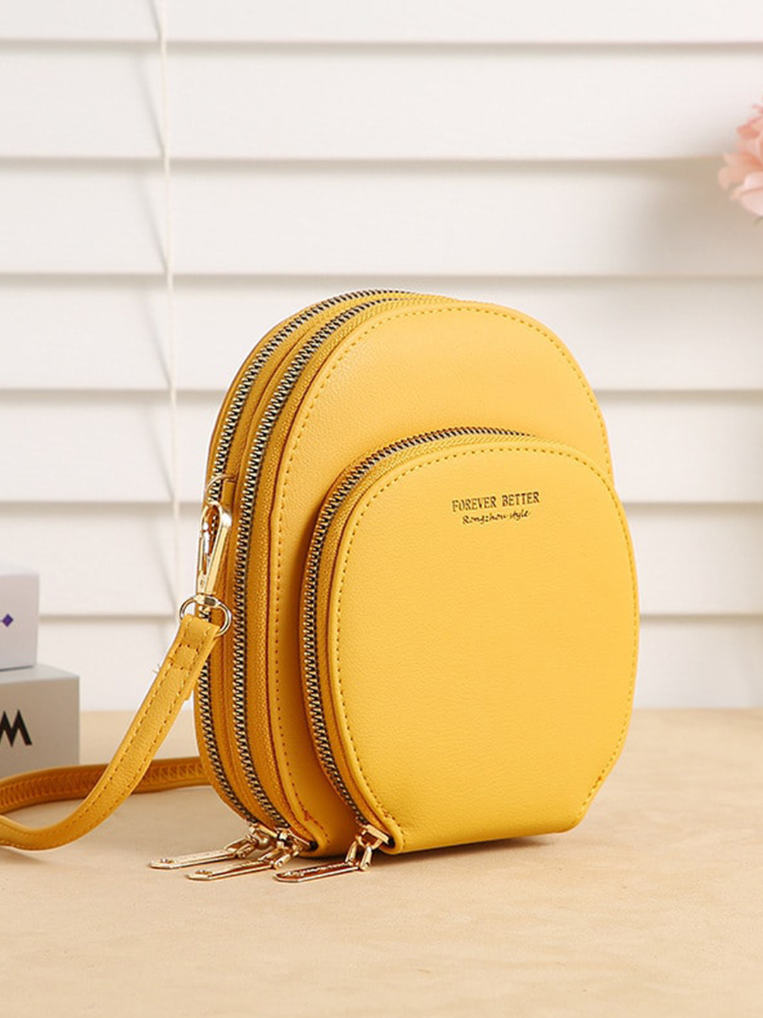 

Diana Korr Half Moon Shoulder Bag, Yellow