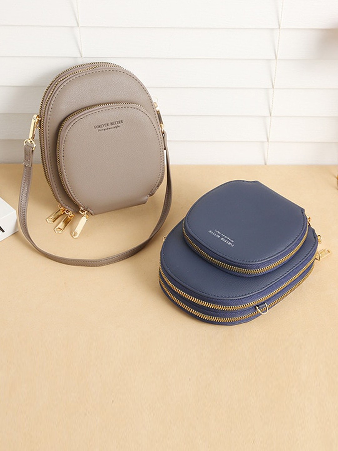 

Diana Korr PU Half Moon Sling Bag, Blue