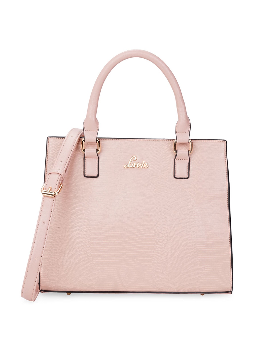 

Lavie Textured Structured Handheld Bag, Pink