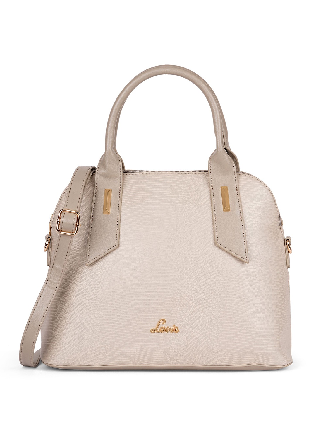 

Lavie Textured Structured Handheld Bag, Cream