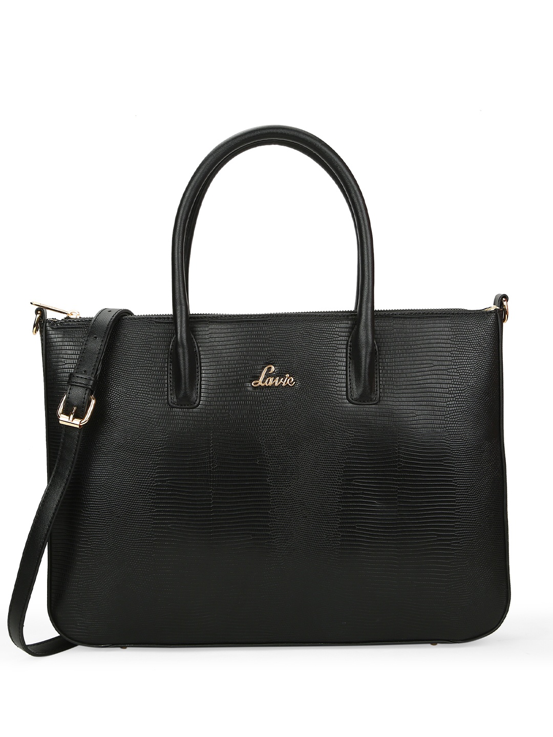 

Lavie Textured Structured Handheld Bag, Black