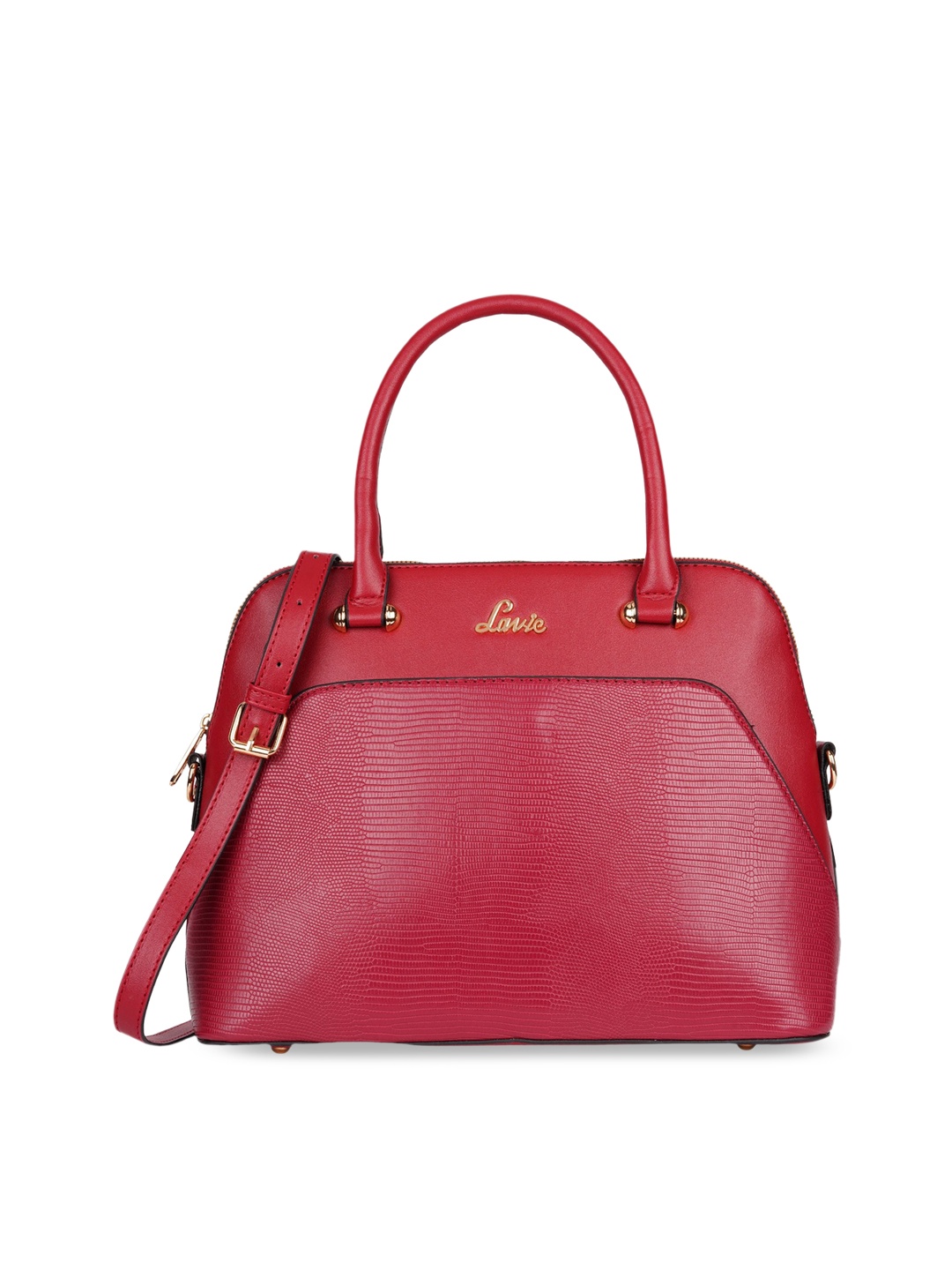 

Lavie Textured Structured Handheld Bag, Maroon