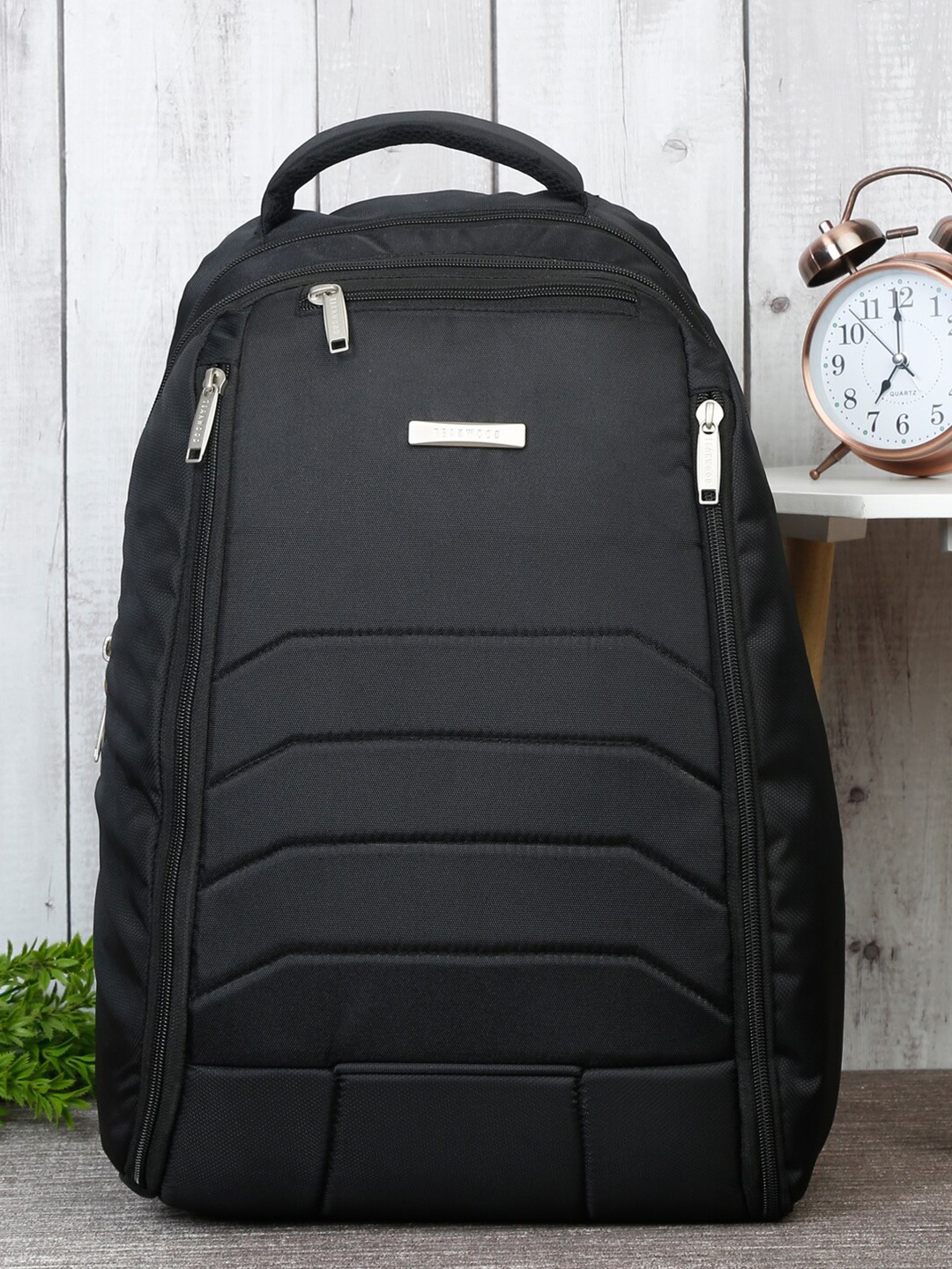 

Teakwood Leathers Unisex 15 Inch Laptop Backpack, Black