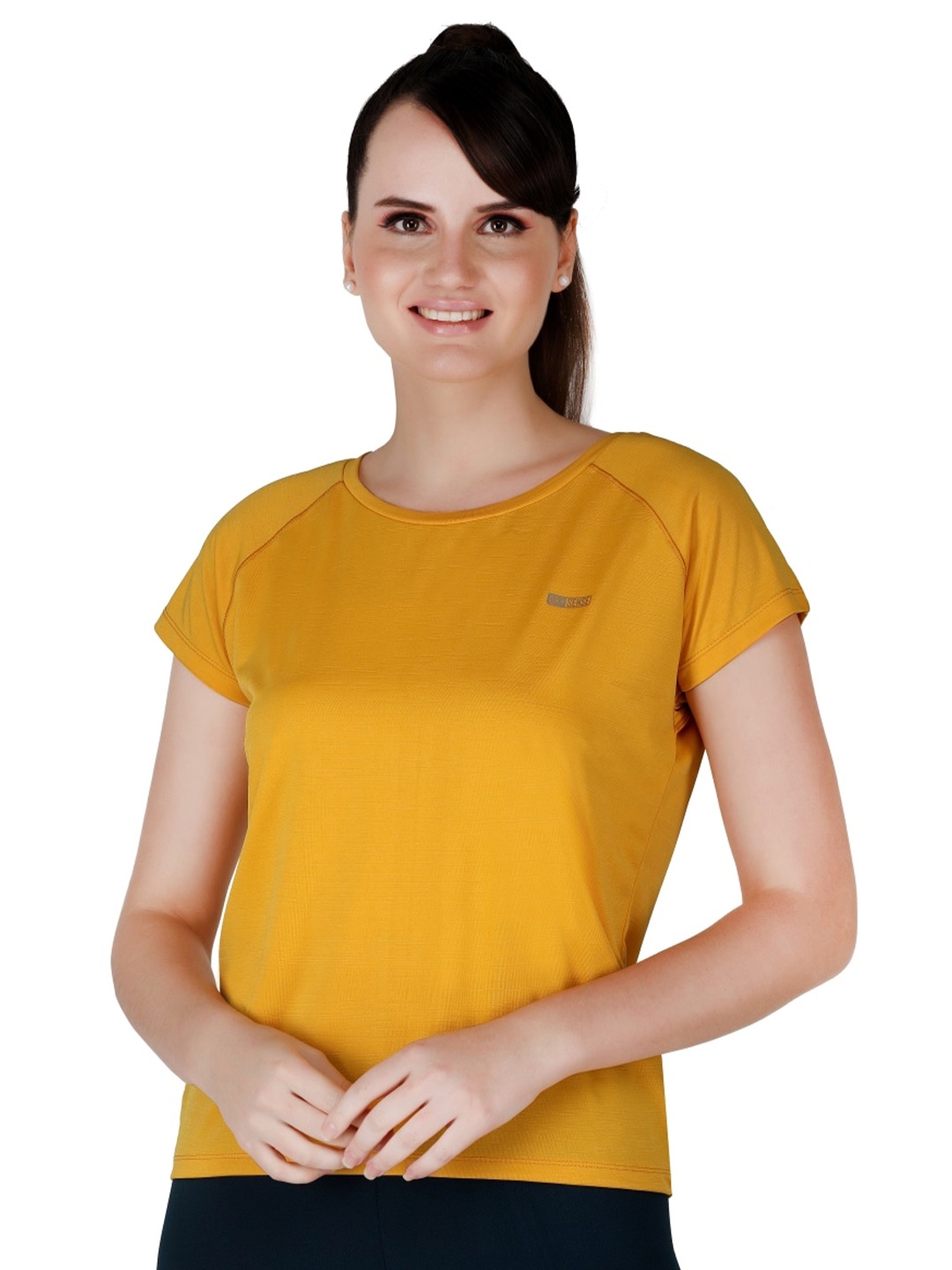 

Lovable Sport Round Neck Raglan Sleeves Regular Fit T-shirt, Yellow