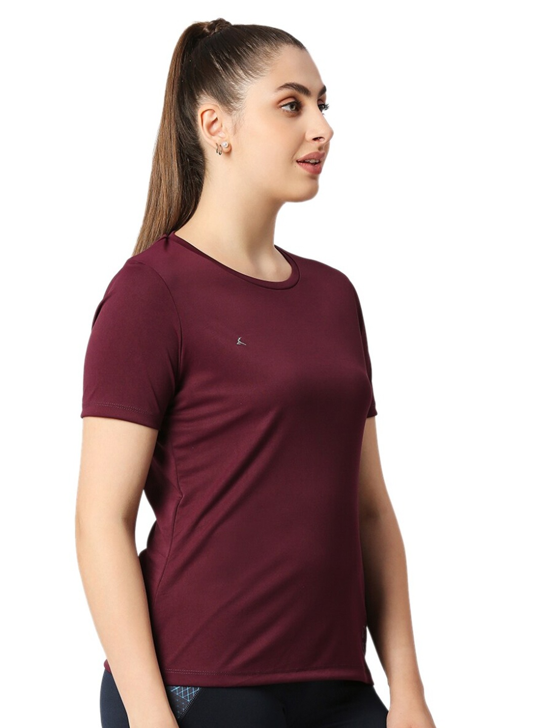 

Lovable Sport Round Neck Regular Fit T-shirt, Maroon