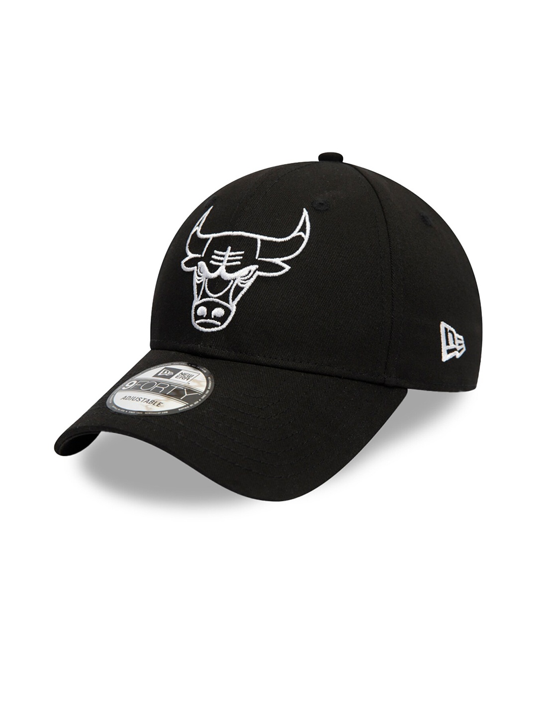 

New Era Chicago Bulls Essential Outline Black 9FORTY Cap