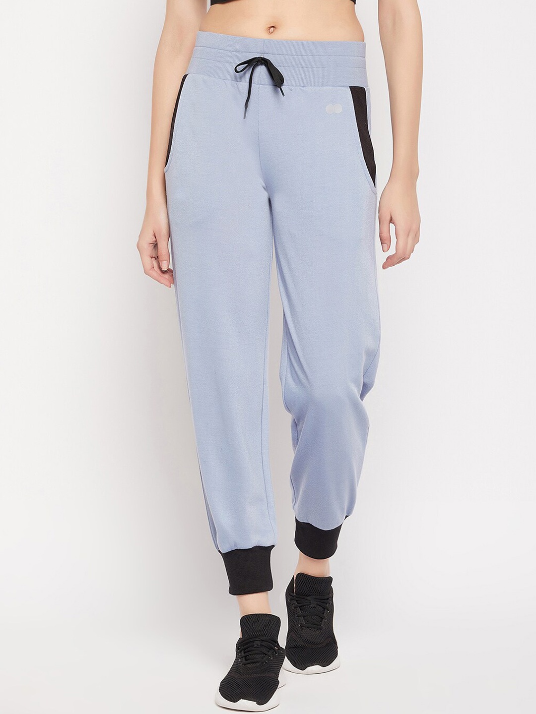 

Clovia Comfort Fit Active Joggers, Blue
