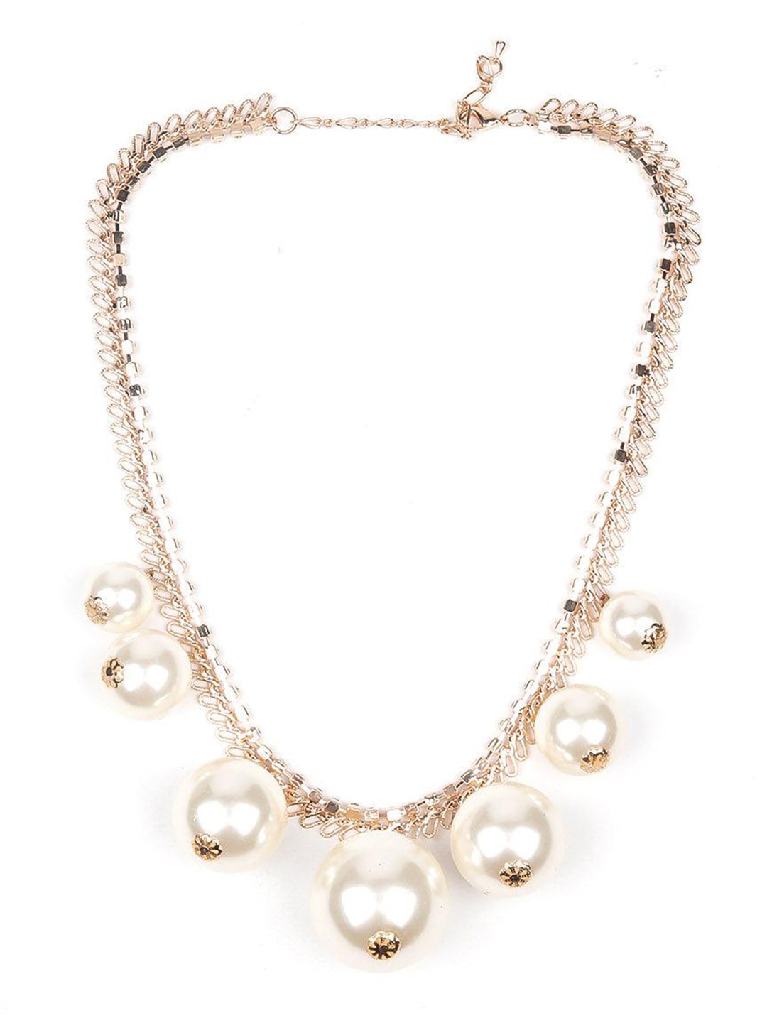 

ODETTE Gold-Plated Pearls Beaded Necklace