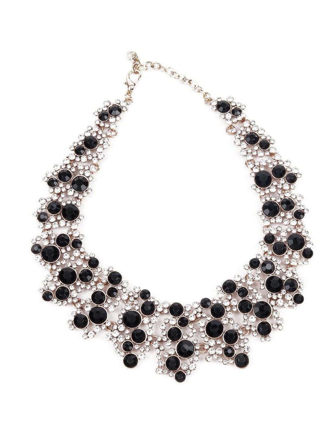

ODETTE Gold-Plated Stones-Studded Necklace