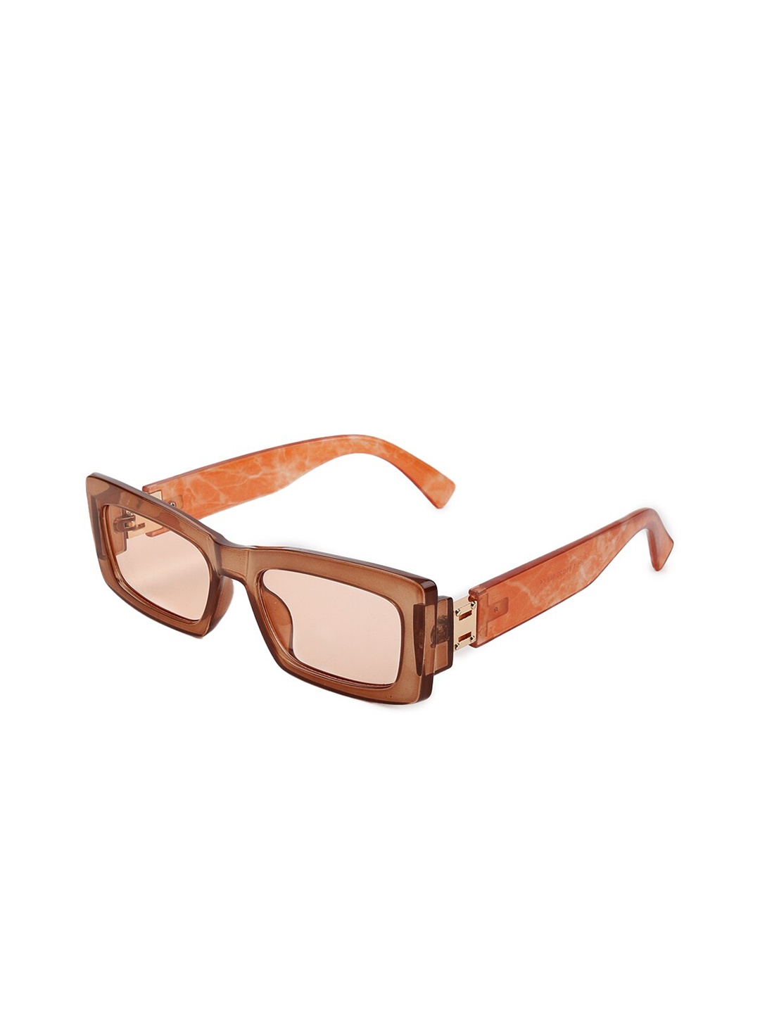 

ODETTE Women Rectangle Sunglasses With UV Protected Lens ATM51, Brown