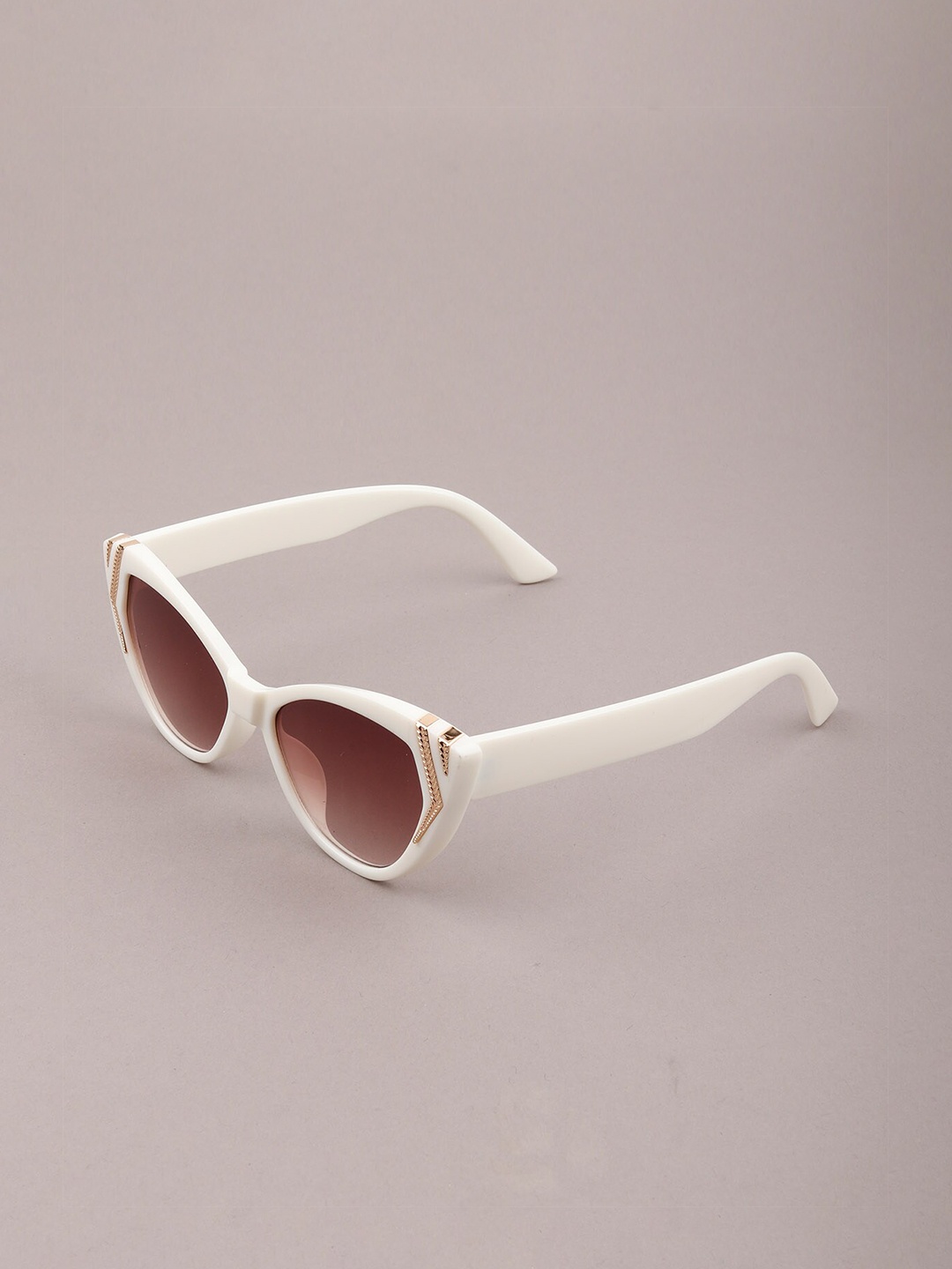 ODETTE Women Lens & Cateye Sunglasses With UV Protected Lens, Brown