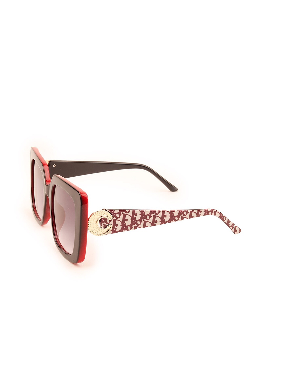 

ODETTE Oversized UV Protected Lens Sunglasses ATM57, Black