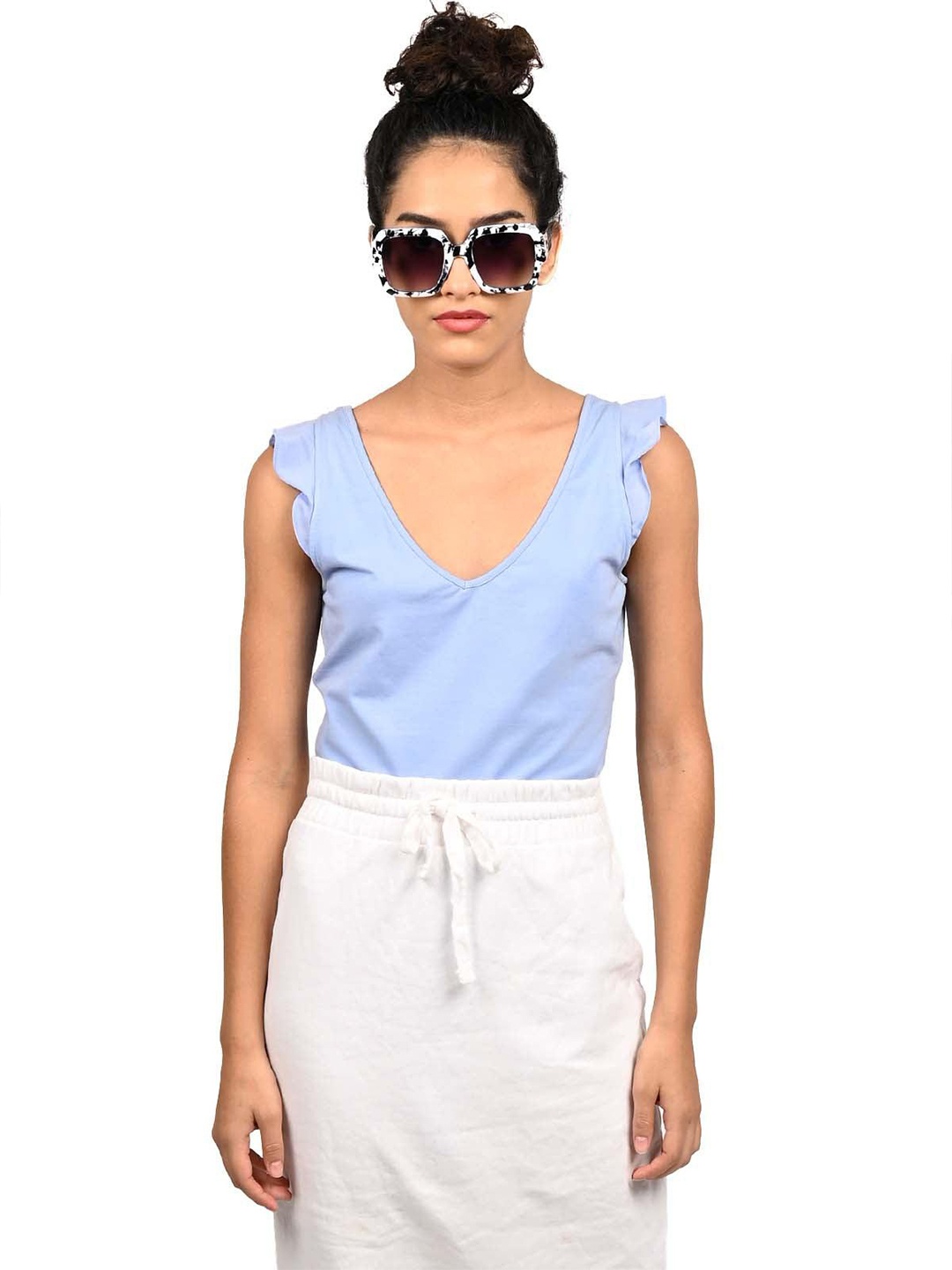 

ODETTE Women Lens & Oversized Sunglasses With UV Protected Lens, Purple