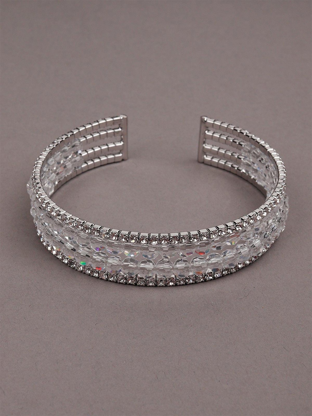 

ODETTE Women Silver-Plated Bangle-Style Bracelet