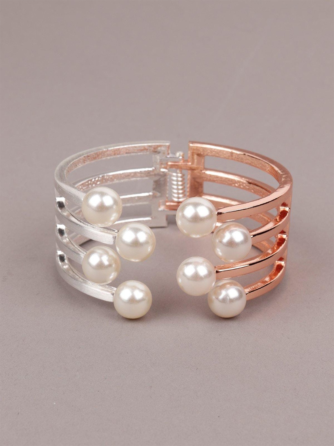 

ODETTE Women Gold-Plated Kada Bracelet