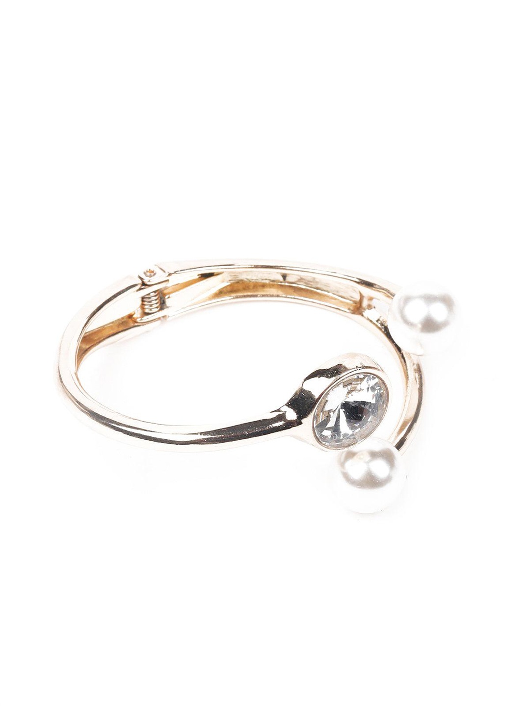 

ODETTE Women Gold-Plated Kada Bracelet