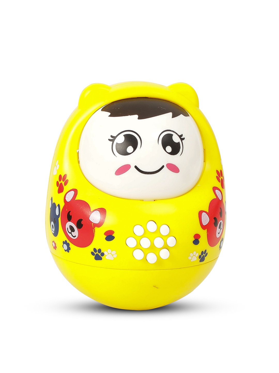 

BAYBEE Yellow Roly Poly Toys
