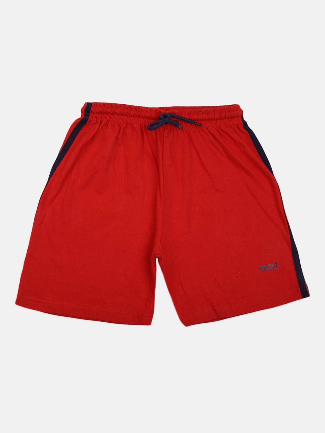 

V-Mart Boys Mid Rise Cotton Shorts, Red