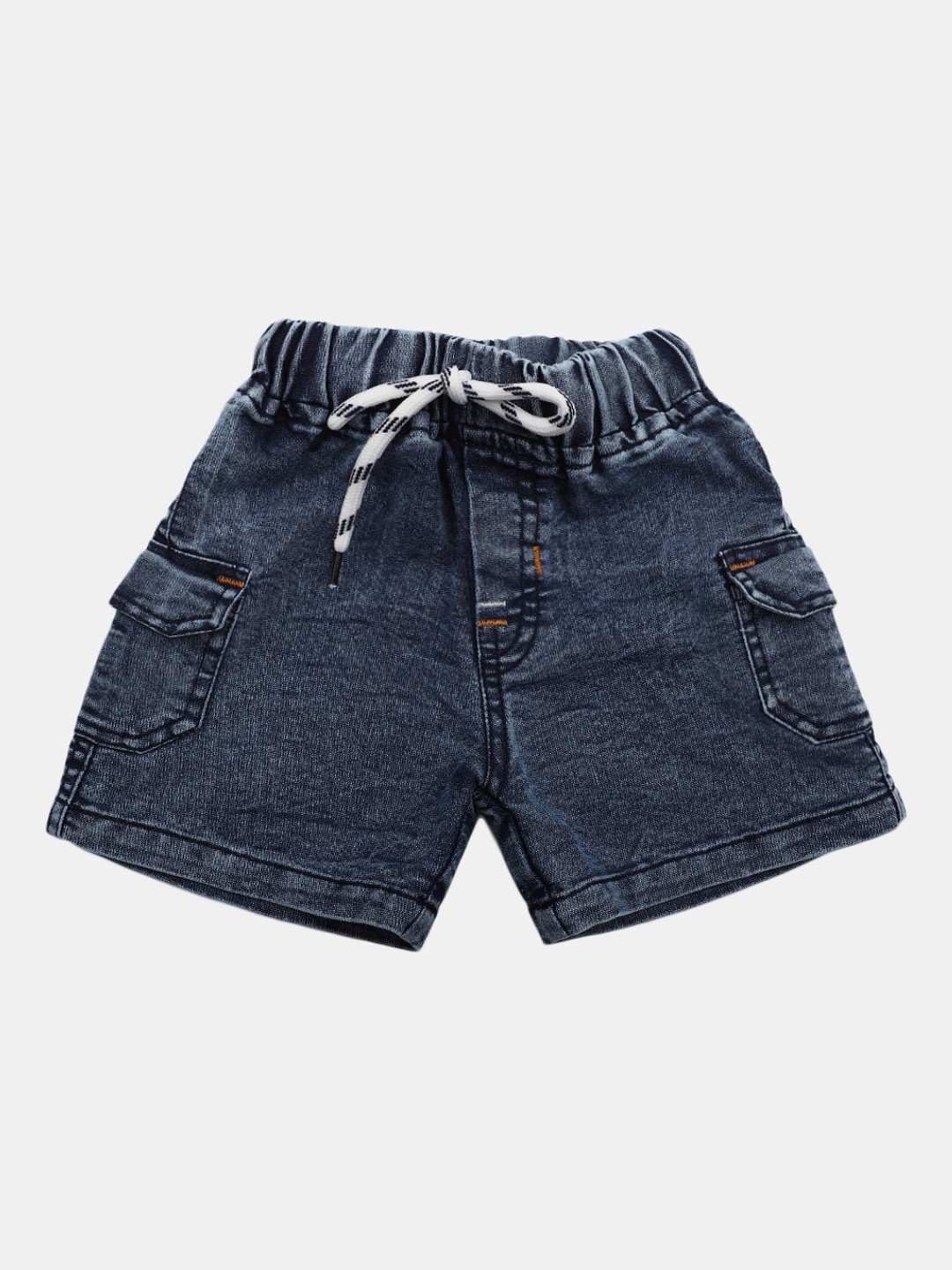 

V-Mart Infants Cotton Denim Shorts, Blue