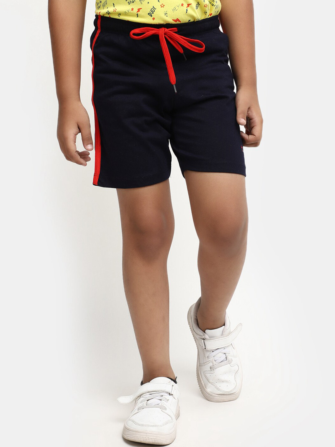 

V-Mart Boys Cotton Shorts, Navy blue