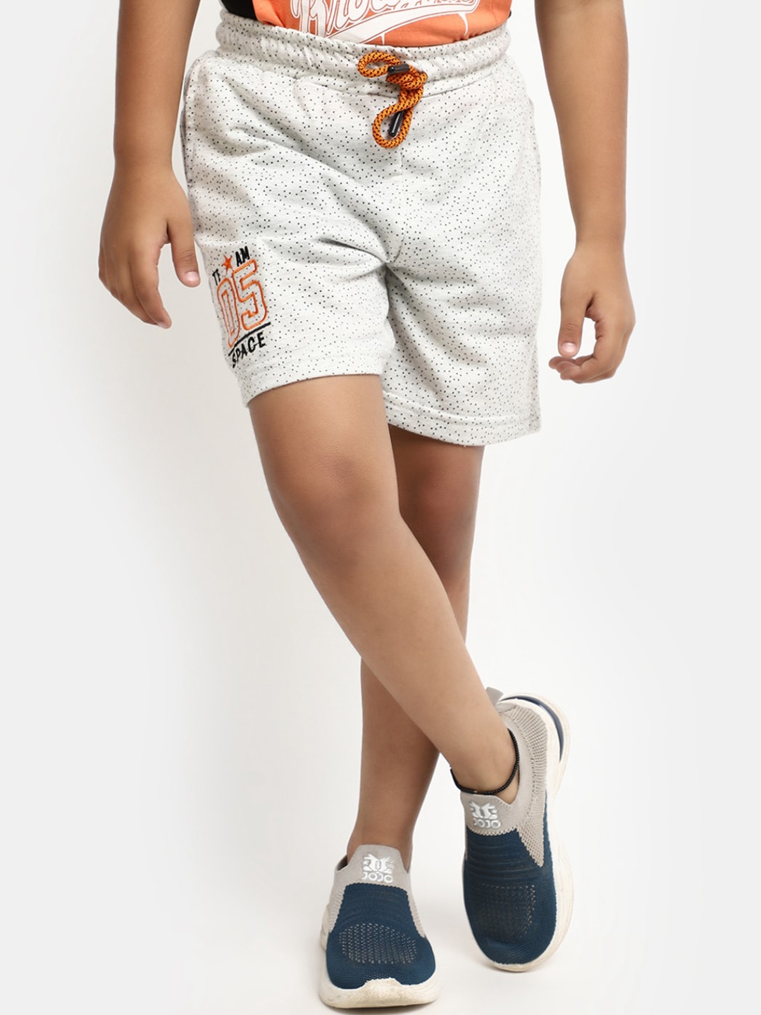 

V-Mart Boys Cotton Shorts, Grey