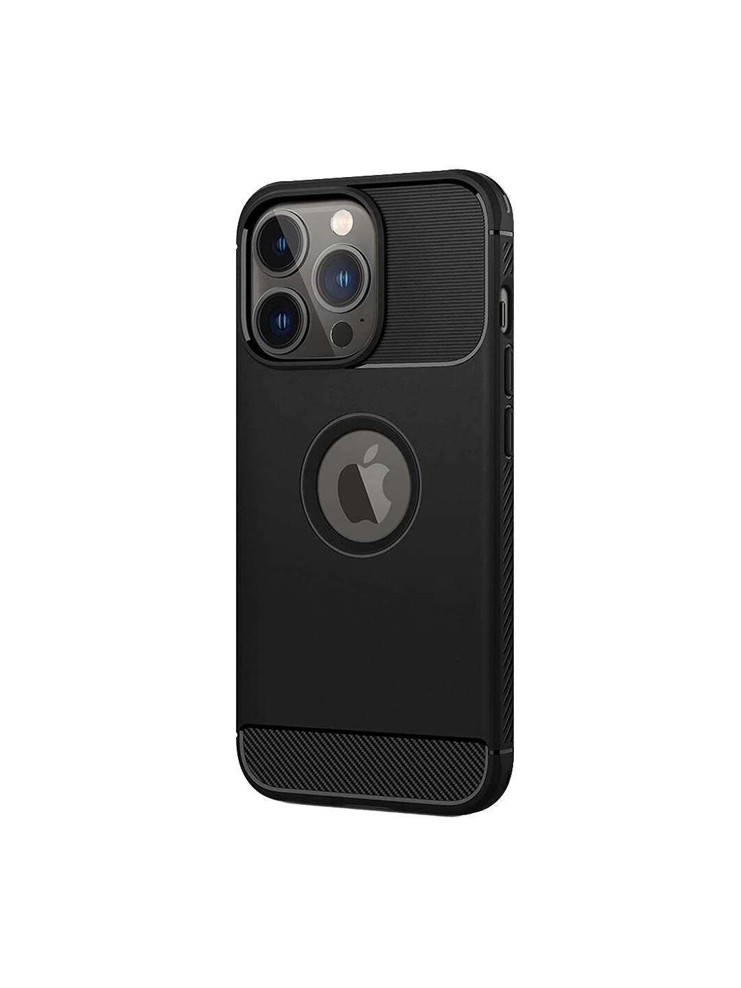 

TREEMODA iPhone 13 Pro Max Rugged Armor Slim Protection Back Case, Black