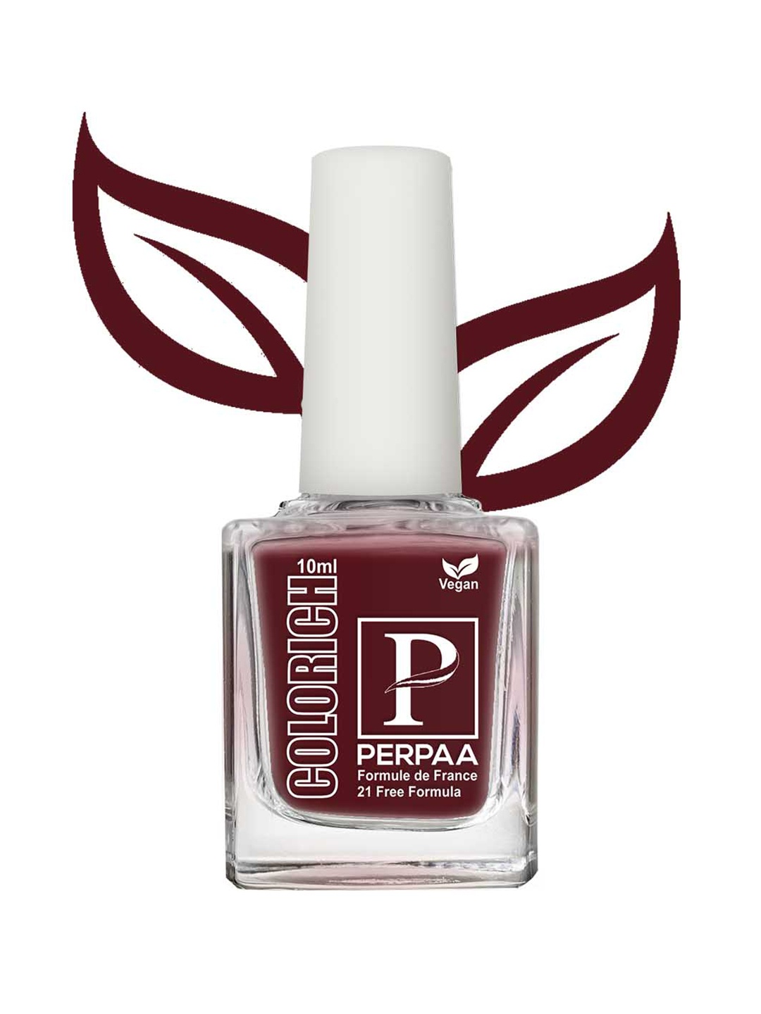 

PERPAA Colorich Chip Resistant & Long Lasting Glossy Nail Polish 10 ml - Maroon 13